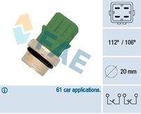 FAE 35590 Temperaturschalter, Kühlmittelwarnlampe