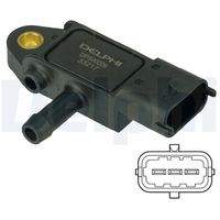 DELPHI DPS00009 Sensor, Abgasdruck