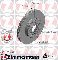 ZIMMERMANN 250134620 Bremsscheibe