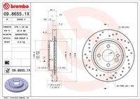 BREMBO 0986551X Bremsscheibe