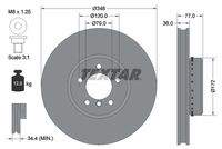TEXTAR 92182425 Bremsscheibe