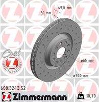 ZIMMERMANN 600324352 Bremsscheibe