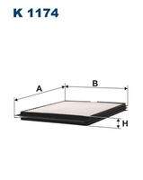 FILTRON K1174 Filter, Innenraumluft