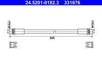 ATE 24520101823 Bremsschlauch