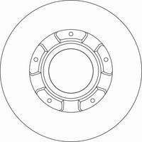 TRW DF6963S Bremsscheibe