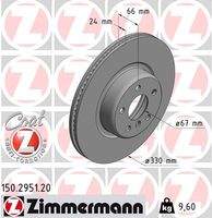 ZIMMERMANN 150295120 Bremsscheibe