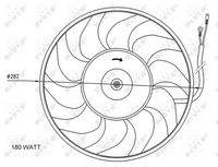NRF 47071 Lüfter, Motorkühlung