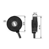 GATES T36022 Spannrolle, Keilrippenriemen