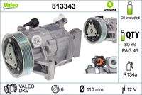 VALEO 813343 Kompressor, Klimaanlage