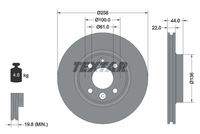 TEXTAR 92255203 Bremsscheibe