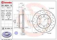 BREMBO 09A6341X Bremsscheibe