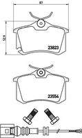 BREMBO P85066 Bremsbelagsatz, Scheibenbremse