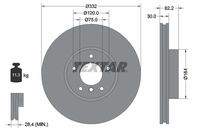 TEXTAR 92160805 Bremsscheibe