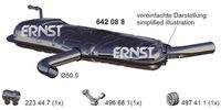 ERNST 642088 Endschalldämpfer