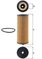 KNECHT OX1162D Ölfilter