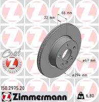 ZIMMERMANN 150297520 Bremsscheibe