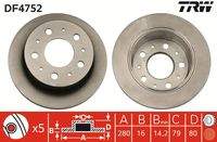 TRW DF4752 Bremsscheibe