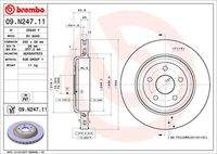 BREMBO 09N24711 Bremsscheibe