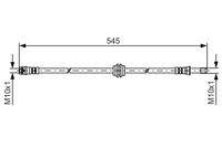 BOSCH 1987481454 Bremsschlauch