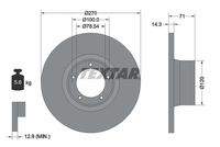 TEXTAR 92014900 Bremsscheibe