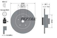TEXTAR 92254103 Bremsscheibe