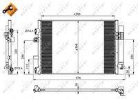 NRF 350209 Kondensator, Klimaanlage