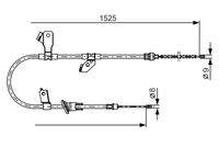 BOSCH 1987482247 Seilzug, Feststellbremse