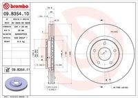 BREMBO 09B35411 Bremsscheibe