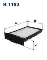 FILTRON K1163 Filter, Innenraumluft