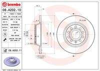 BREMBO 08A20211 Bremsscheibe