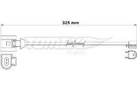 TOMEX Brakes TX3126 Warnkontakt, Bremsbelagverschleiß