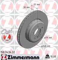 ZIMMERMANN 150343432 Bremsscheibe