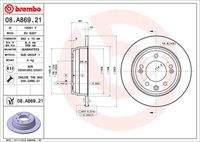 BREMBO 08A86921 Bremsscheibe