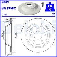 DELPHI BG4956C Bremsscheibe