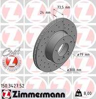 ZIMMERMANN 150342752 Bremsscheibe