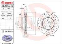 BREMBO 0956731X Bremsscheibe