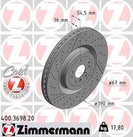 ZIMMERMANN 400369820 Bremsscheibe