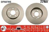 TRW DF6078S Bremsscheibe