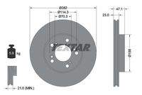 TEXTAR 92101000 Bremsscheibe