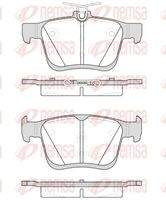 REMSA 151600 Bremsbelagsatz, Scheibenbremse