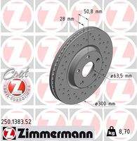 ZIMMERMANN 250138352 Bremsscheibe