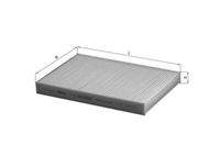 KNECHT LA439 Filter, Innenraumluft
