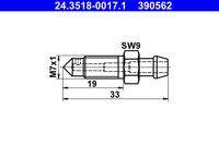 ATE 24351800171 Entlüfterschraube/-ventil
