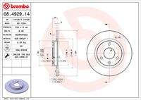 BREMBO 08492914 Bremsscheibe