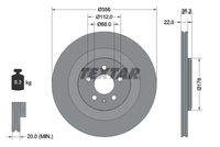 TEXTAR 92241803 Bremsscheibe