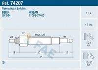 FAE 74207 Glühkerze