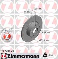 ZIMMERMANN 110220820 Bremsscheibe