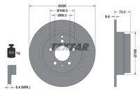 TEXTAR 92066803 Bremsscheibe