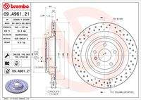 BREMBO 09A96121 Bremsscheibe