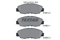 TEXTAR 2149701 Bremsbelagsatz, Scheibenbremse